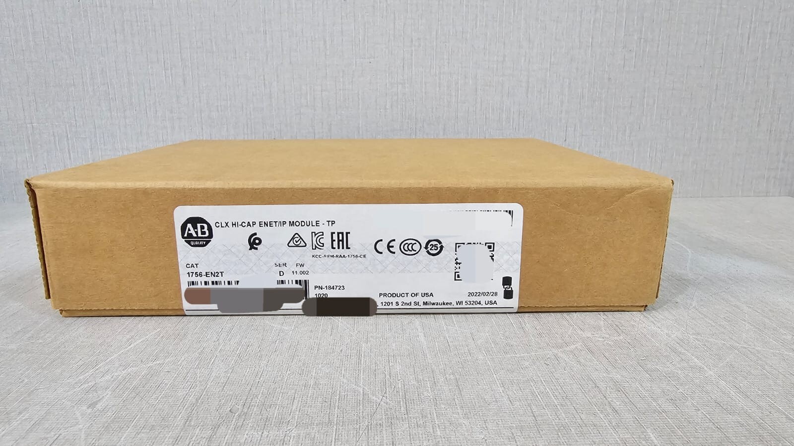 Factory Sealed AB 1756-EN2T SER D ControlLogix EtherNet/IP Module 1756EN2T