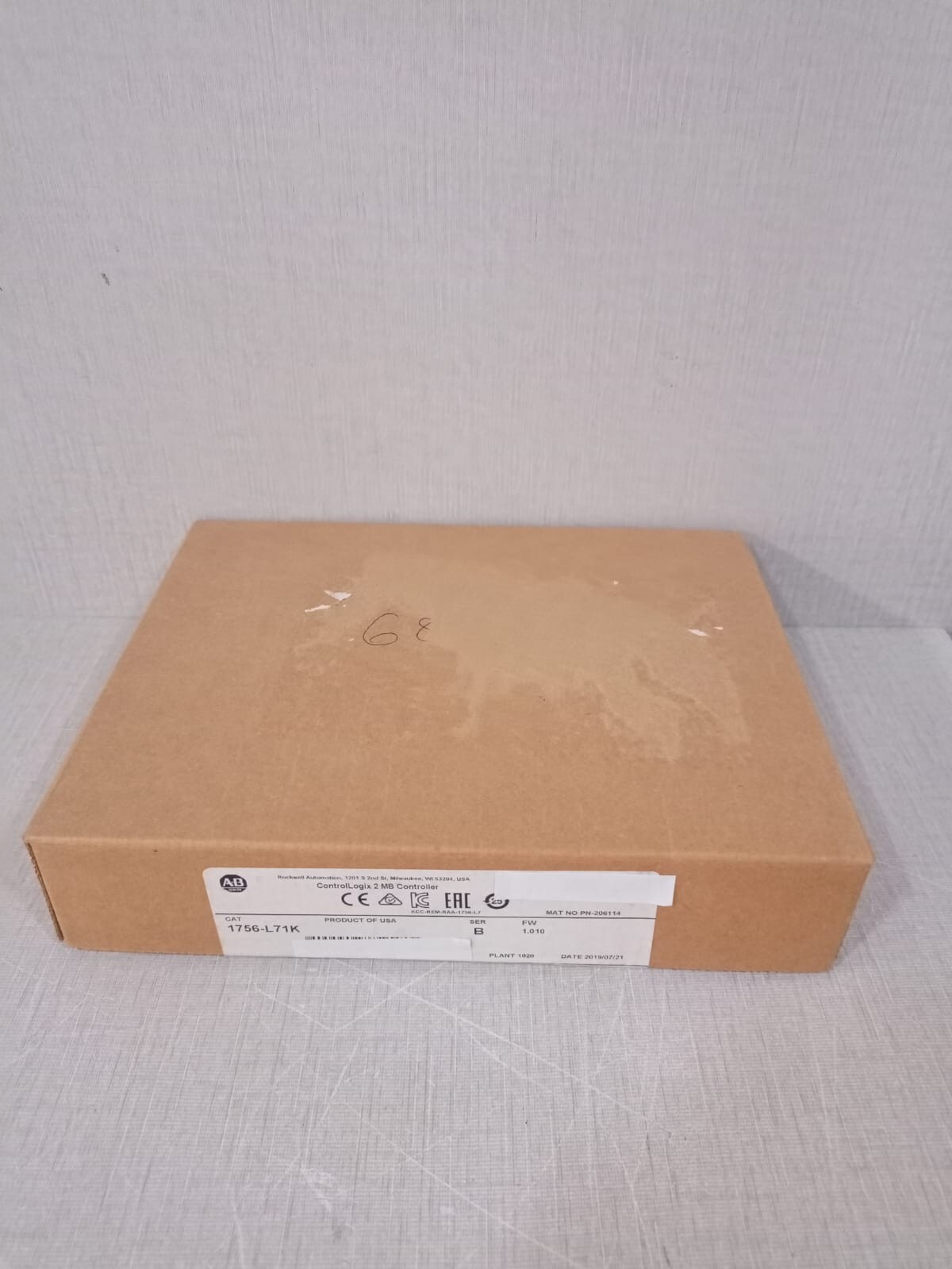 Allen-Bradley 1756-L71K ALLEN-BRADLEY 1756-L71K SER B ControlLogix 2 MB Controller 3