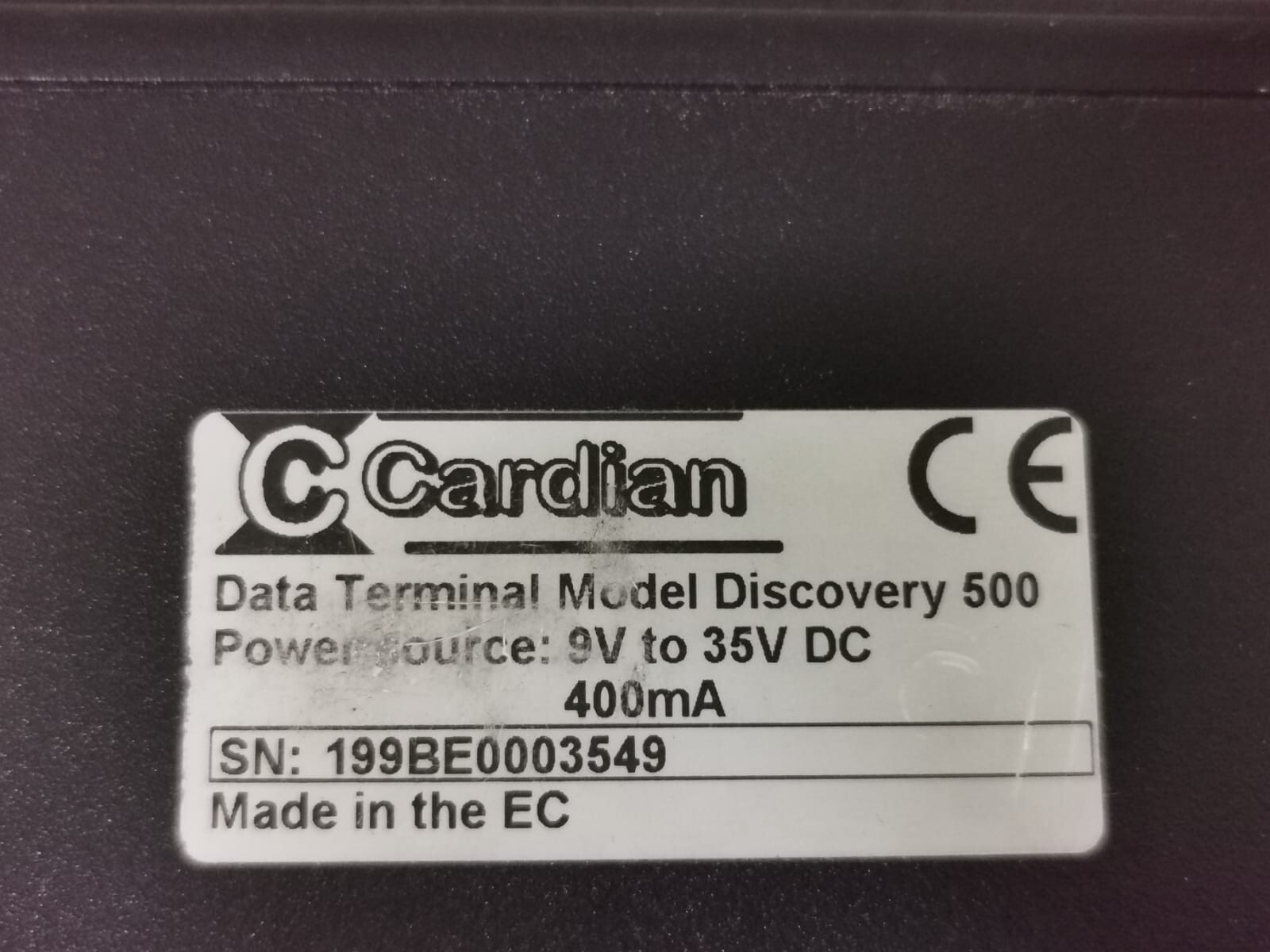 CARDIAN CARDIAN CARDIAN GPS DISCOVERY 500 DATA TERMINAL TRANSMITTERS 5