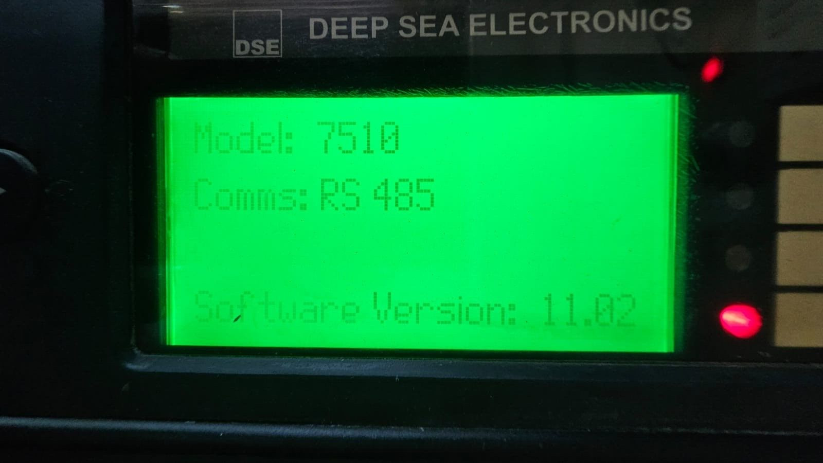 DSE DSE 7510 Deep Sea Electronics DSE 7510 MK1 S/V 11.20 / 7510 002-21 Controller 7