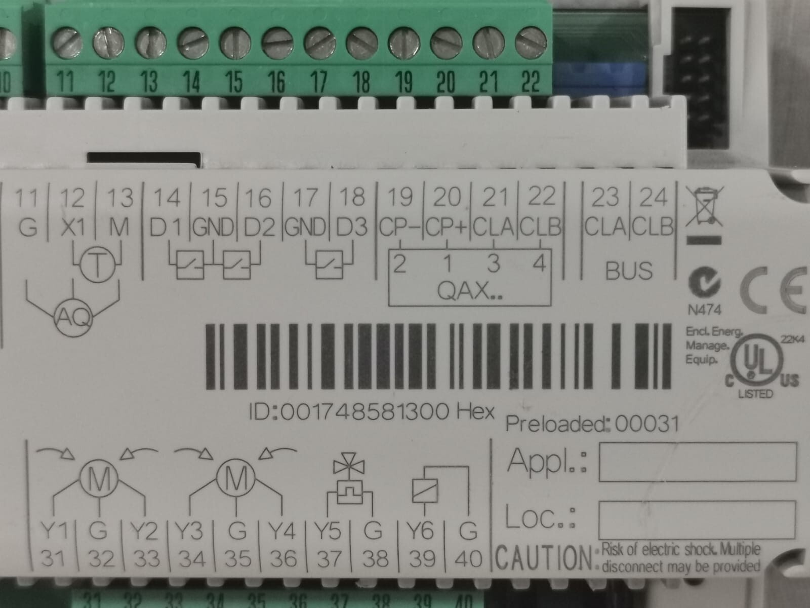 Siemens RXC31100031 SIEMENS RXC31.1 BUILDING AUTOMATION CONTROLLER 3