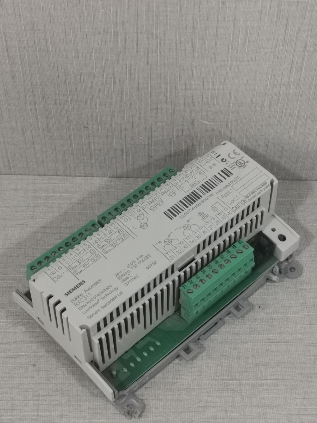 Siemens RXC31100031 SIEMENS RXC31.1 BUILDING AUTOMATION CONTROLLER 10