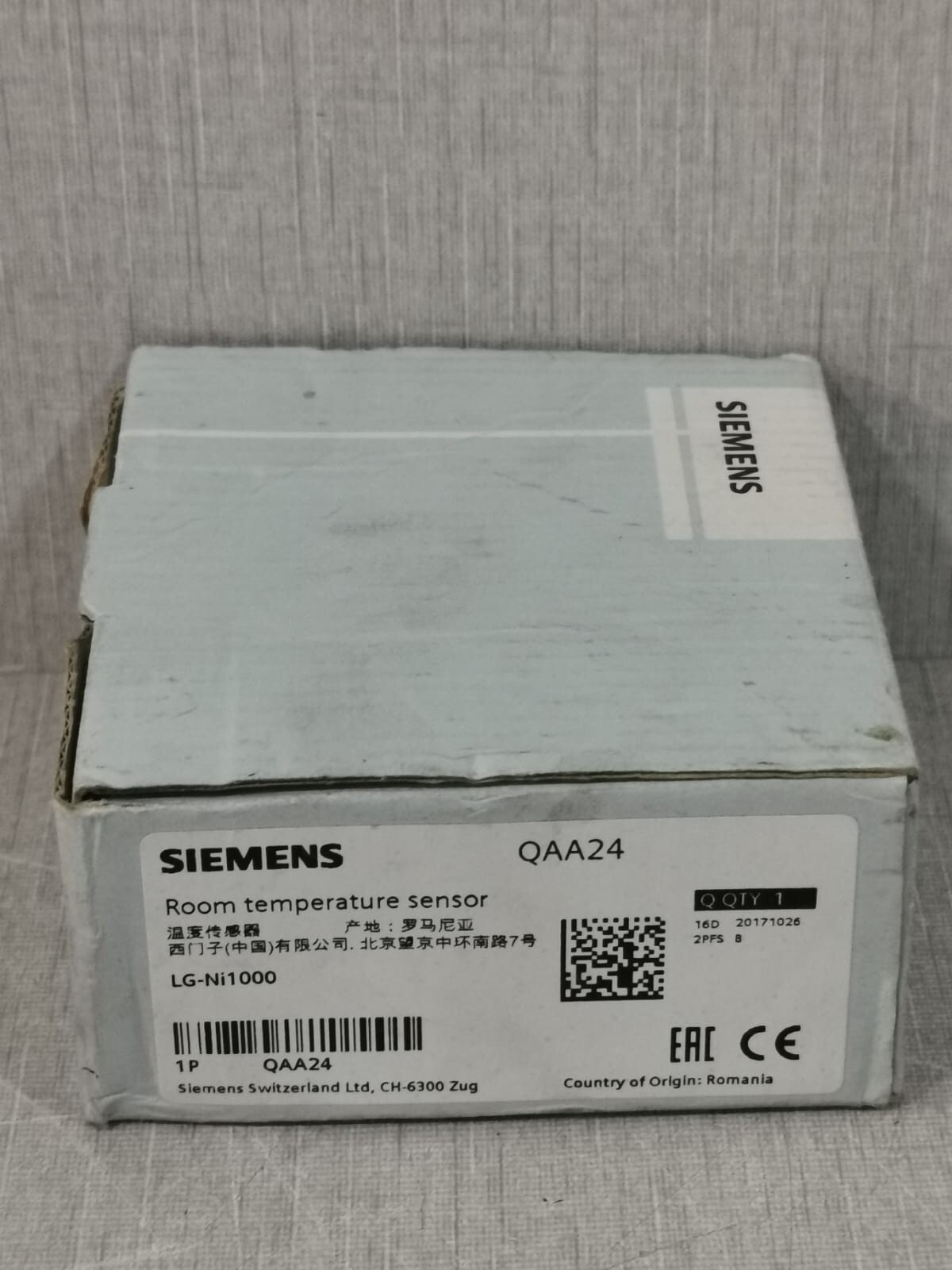 Siemens QAA24 SIEMENS QAA24 Room Temperature Sensor 2
