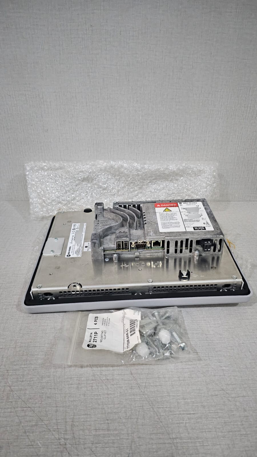 Allen-Bradley 2711P-T10C4D9 & 2711P-RP9D PanelView Plus 1000 Assembled Terminal 2711P-T10C4D9 & Logic Module 2711P-RP9D 2