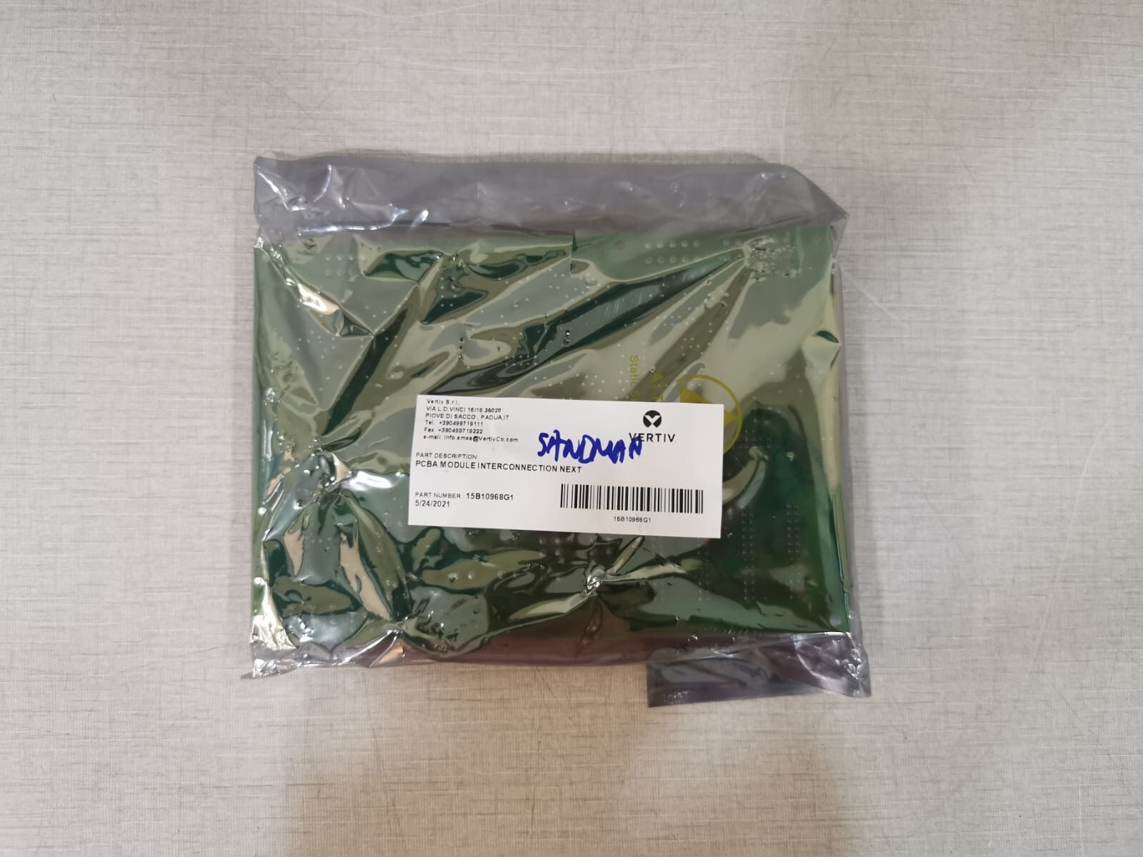 Emerson 15B10968G1 VERTIV 15B10968G1 PCBA Module Interconnection Next Rev. 10 10