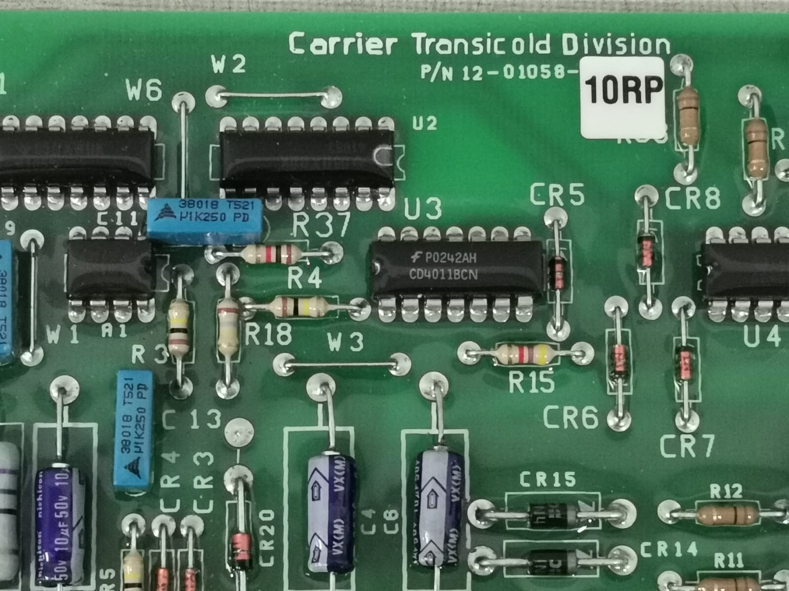 Carrier 12-01058-10RP CARRIER TRANSICOLD DIVISION 12-01058-10RP 2