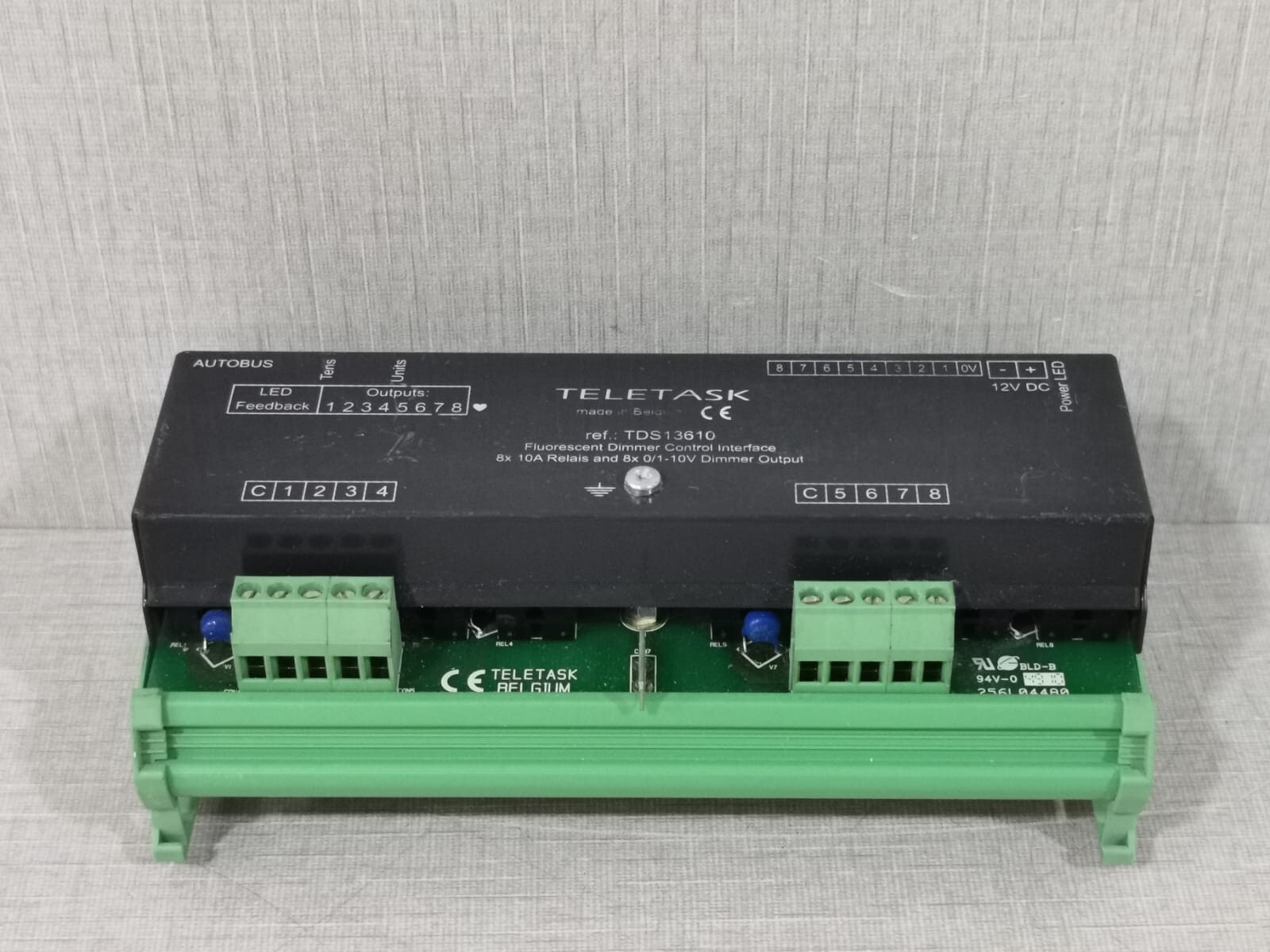 TELETASK TDS13610 TELETASK TDS13610 Flourescent Dimmer Interface 8x 10A Relays /8x 0/1-10v Dimmer 3