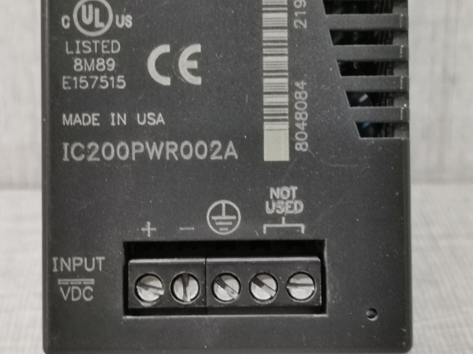 GE IC200PWR002A GE Fanuc VersaMax IC200PWR002A Power Supply Module 3