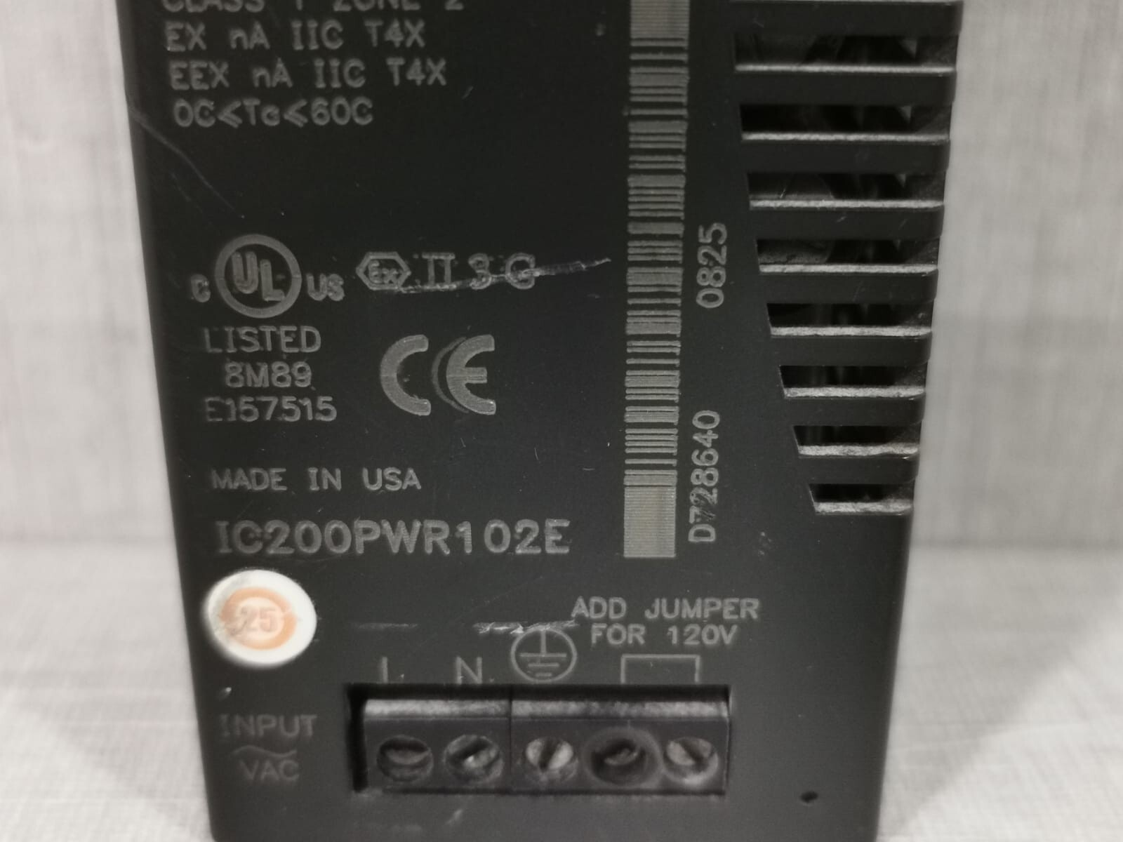 GE Fanuc IC200PWR102E GE Fanuc VersaMax IC200PWR102E POWER SUPPLY 120/240VAC 3