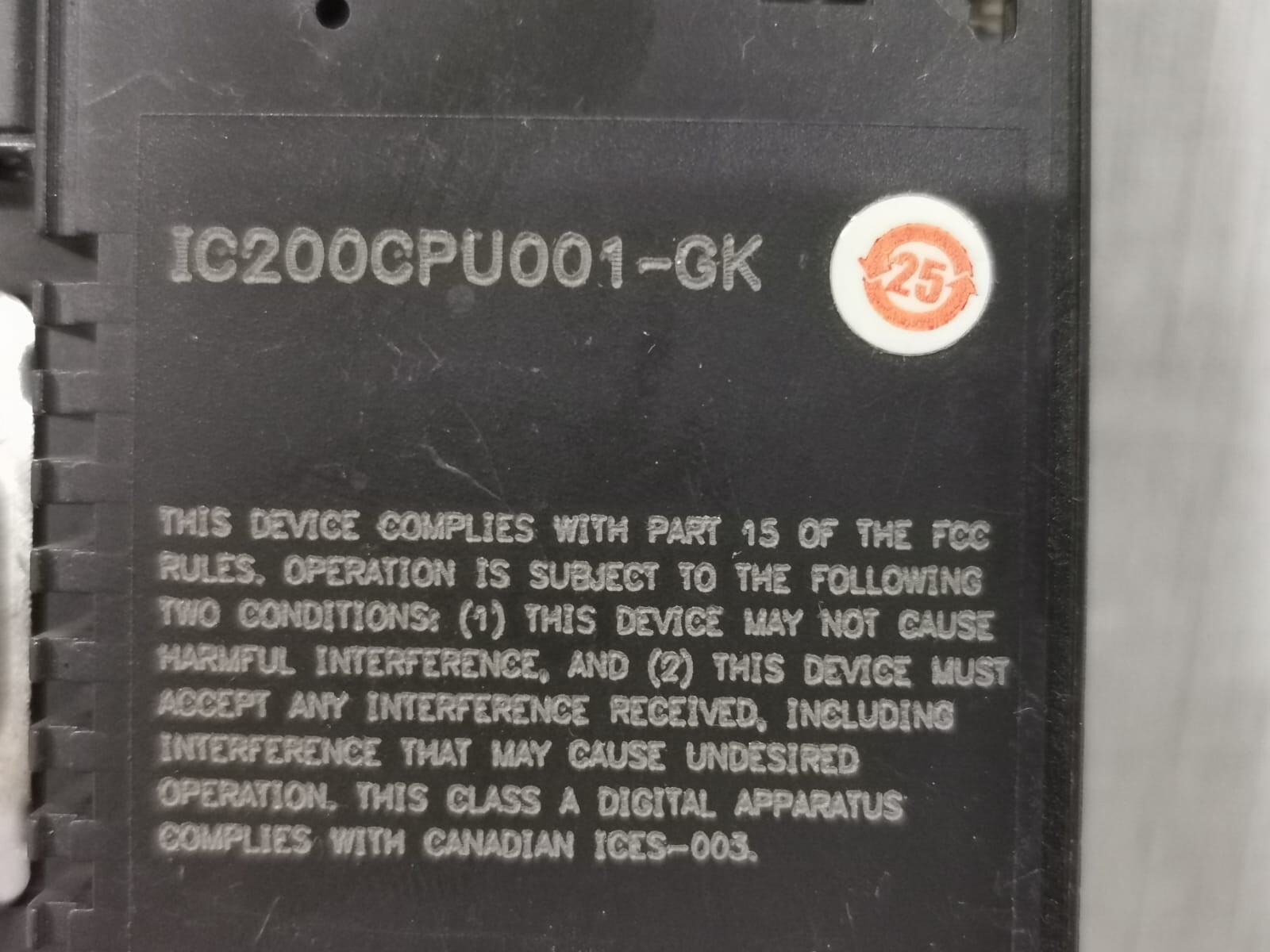 GE Fanuc IC200CPU001-GK GE Fanuc IC200CPU001-GK VersaMax CPU Module 3