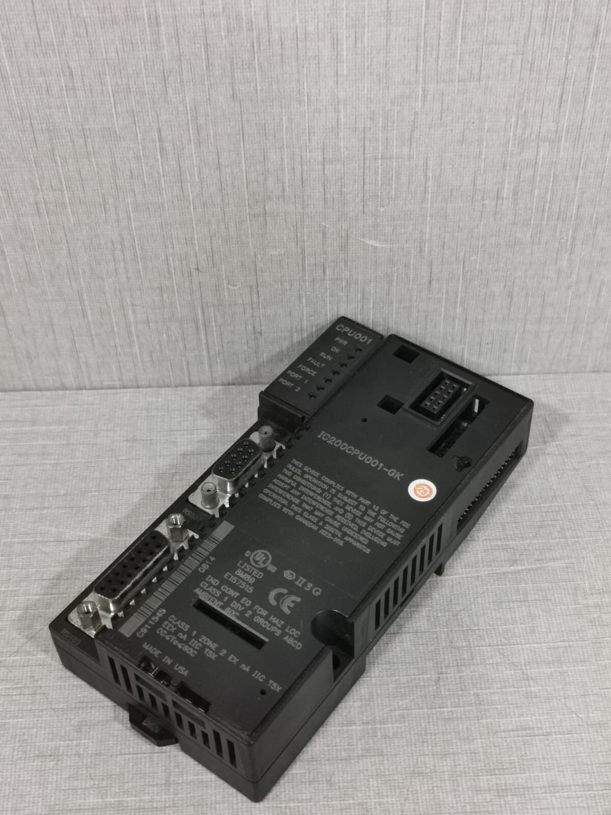 GE Fanuc IC200CPU001-GK GE Fanuc IC200CPU001-GK VersaMax CPU Module 9