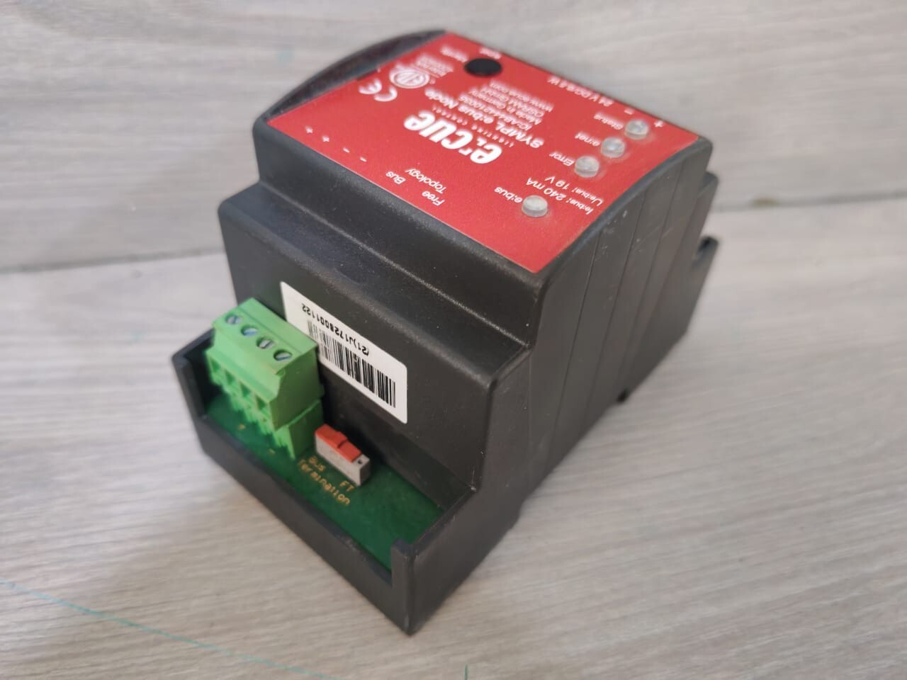 E:CUE Lighting Control AB444210035  SYMPL e:BUS NODE E:CUE IC: AB444210035 SYMPL e:BUS NODE 9