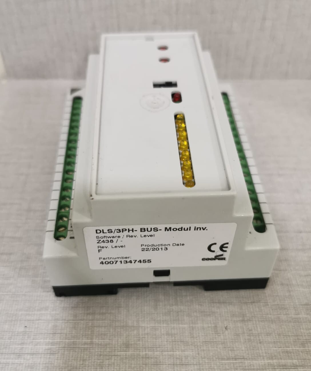 Cooper Crouse-Hinds Z438 COOPER DLS/3PH-BUS-Modul Inv. 400 71 347 455 Z438 REV.F W/o Label on Top 5