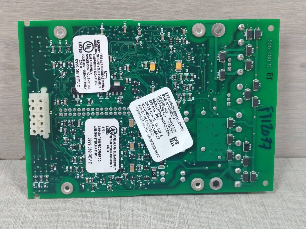 Simplex 4100-5116 SIMPLEX 4100-5116 / 4100U EXPANSION SIGNAL (XSIG) CARD 10