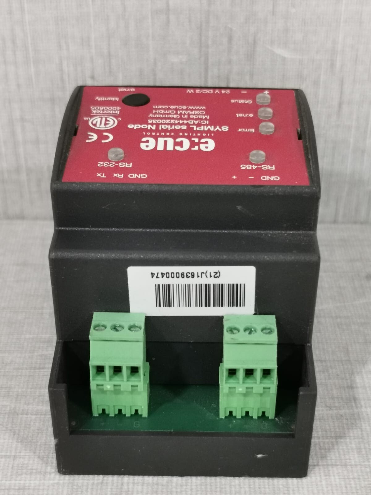 UNKNOWN AB444220035 E:CUE IC:AB444220035 SYMPL SERIAL NODE 4