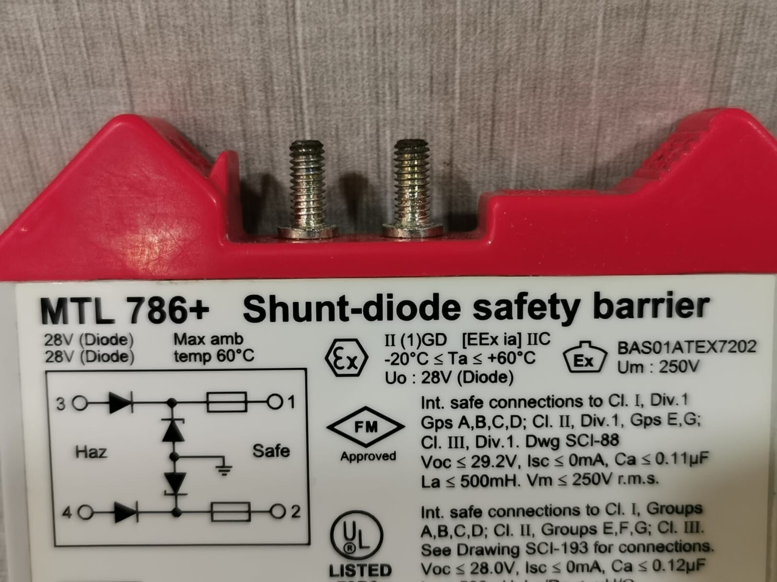 MTL MTL 786+ MTL 786+ SHUNT-DIODE SAFETY BARRIER 2