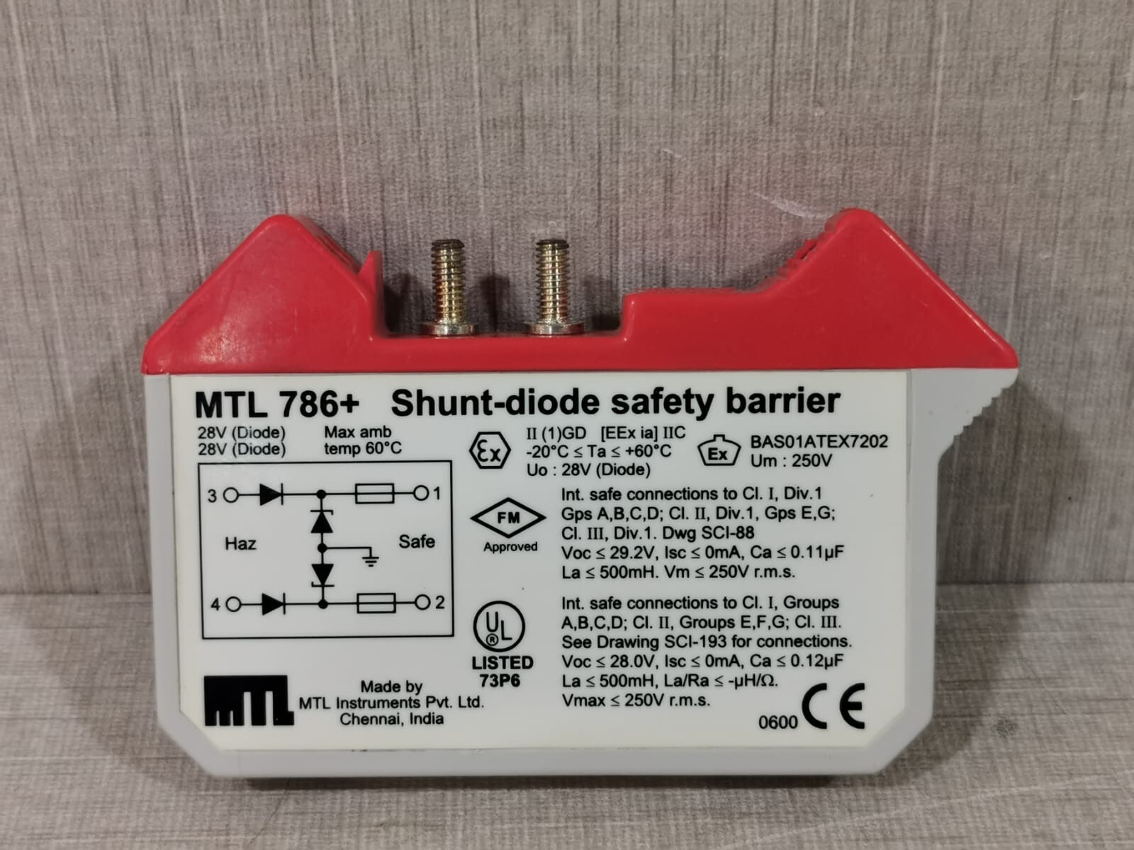 MTL 786+ SHUNT-DIODE SAFETY BARRIER