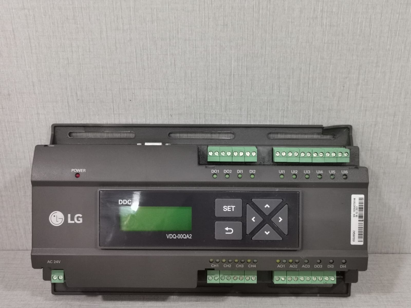 LG VDQ-00QA2 HVAC CONTROLLER /DISPLAY DATA CHANEL II
