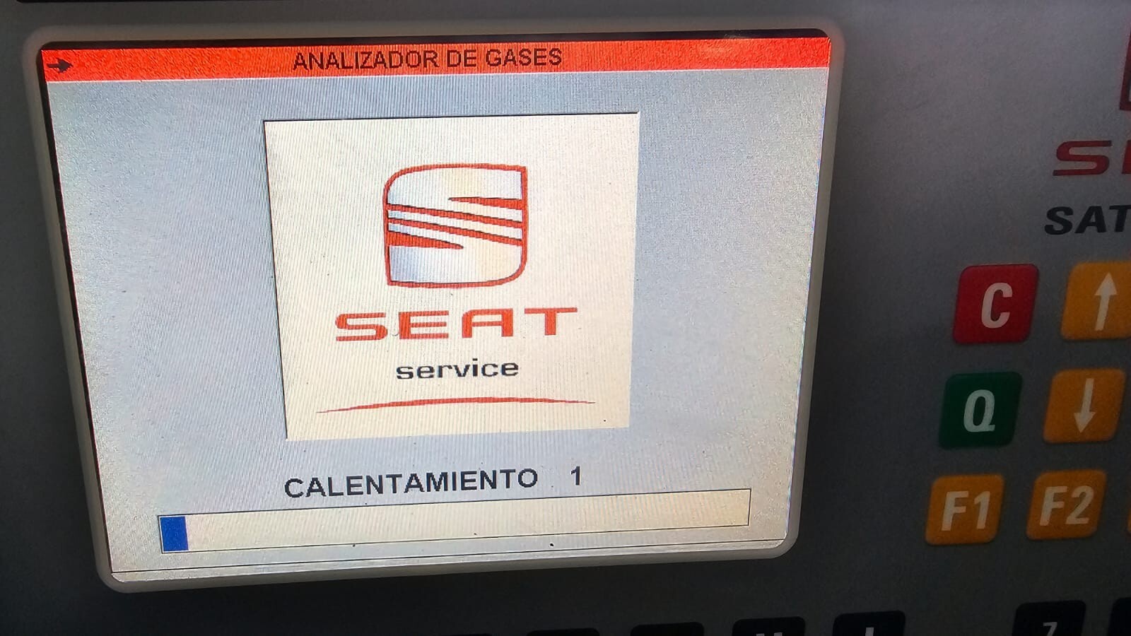 SEAT SAT 3200B E2 S/N 384 GAS ANALYZER 200-240VAC 50/60Hz