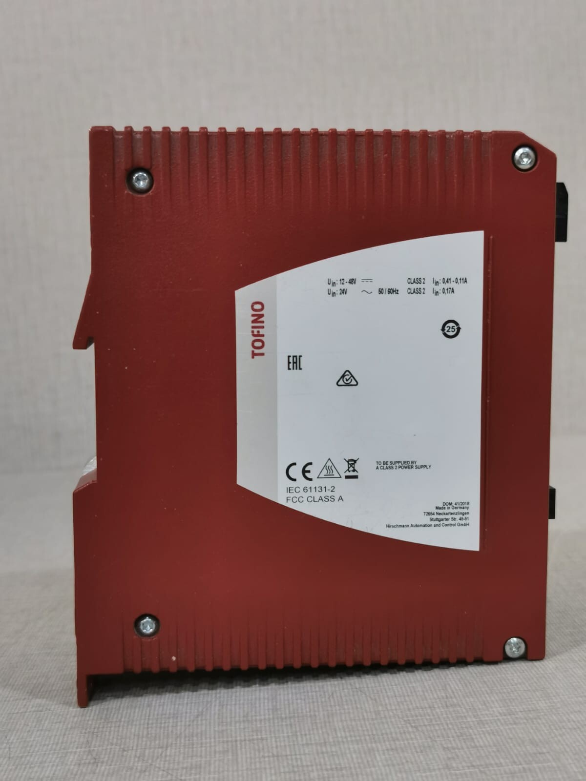 Hirschmann TOFINOXE-0200T1T1TDDV90007TAT03 Hirschmann TOFINOXE-0200T1T1TDDV90007TAT03.2.01 Tofino Xenon Security Appliance 9