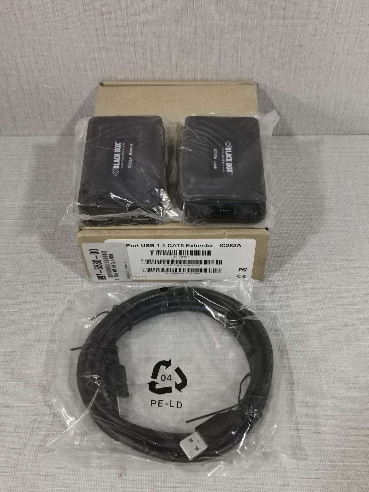 BLACK BOX 2-PORT USB 1.1 CAT5 EXTENDER -IC282A