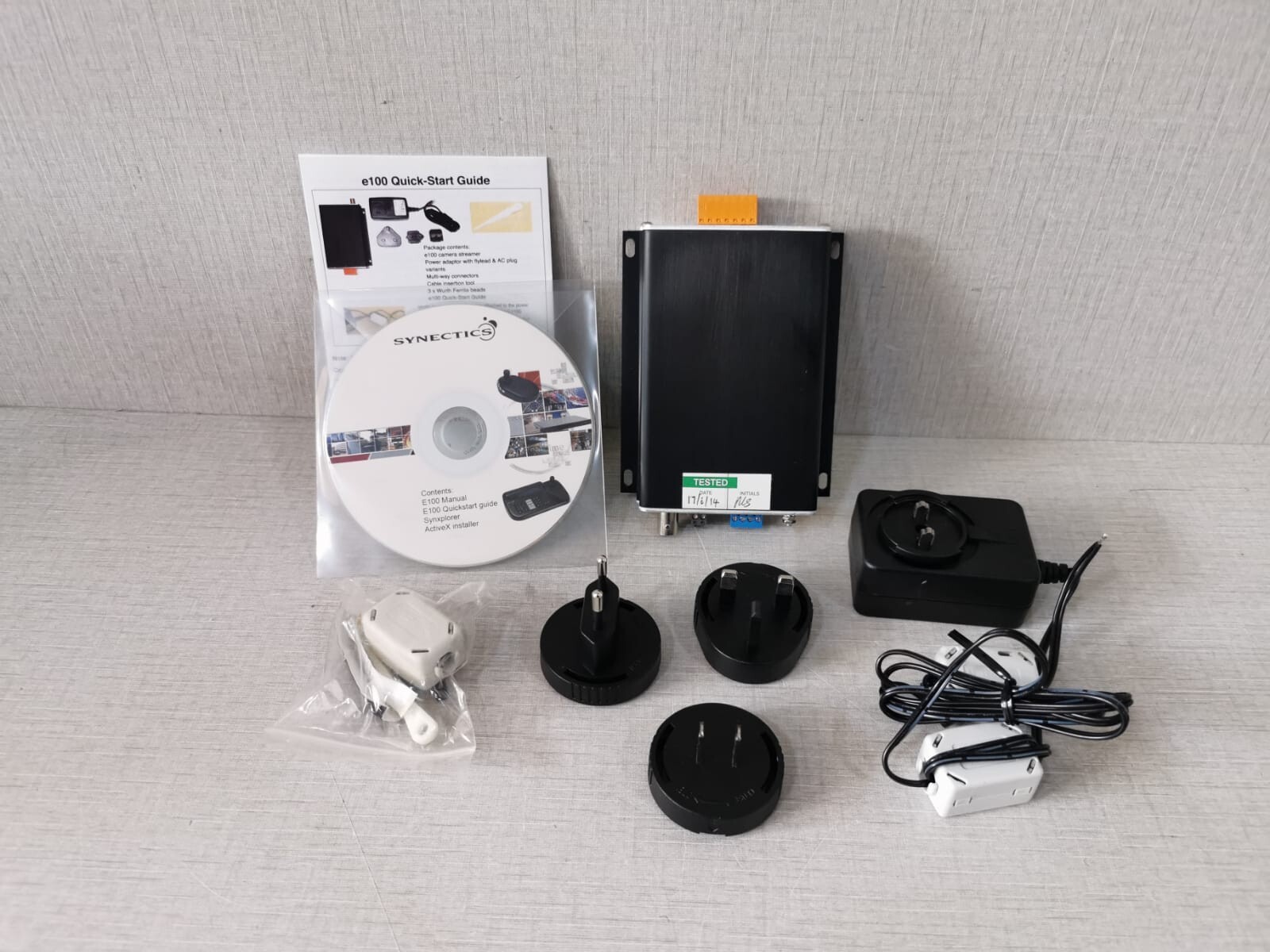 SYNECTICS E100 SYNECTICS E100 DUALSTREAM H.264 VIDEO ENCODER/ SERVER 2