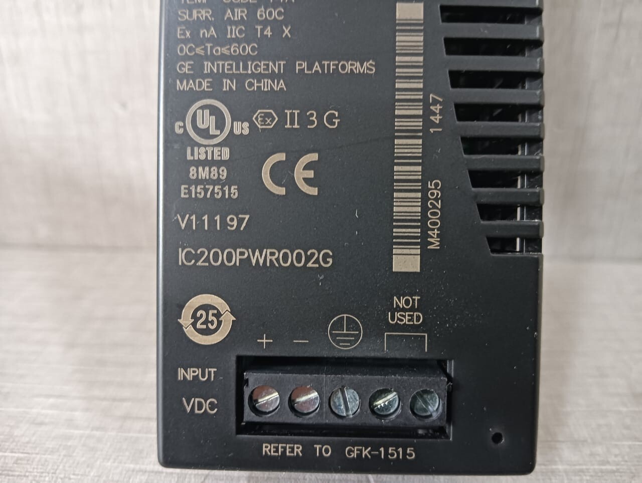 GE IC200PWR002G GE Fanuc IC200PWR002G Power Supply- With Old Stock Box 4