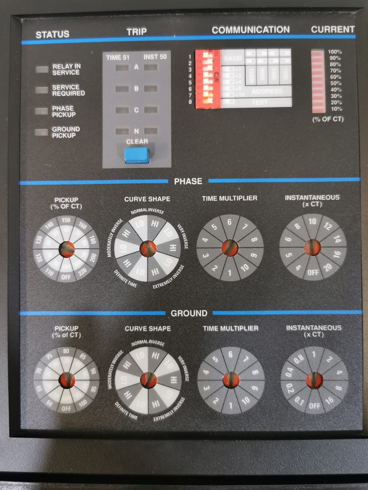 MULTILIN SR735 MULTILIN SR735 / 735-5-5-125-485-DEMO FEEDER RELAY VER. 25D141D1.000 5AMPS 3