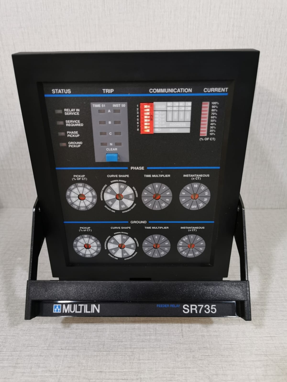 MULTILIN SR735 MULTILIN SR735 / 735-5-5-125-485-DEMO FEEDER RELAY VER. 25D141D1.000 5AMPS 6