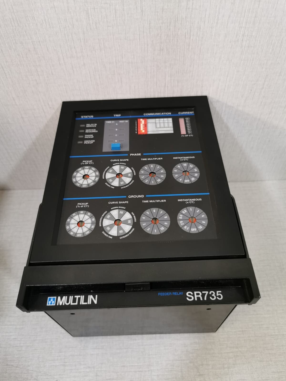 MULTILIN SR735 MULTILIN SR735 / 735-5-5-125-485-DEMO FEEDER RELAY VER. 25D141D1.000 5AMPS 10