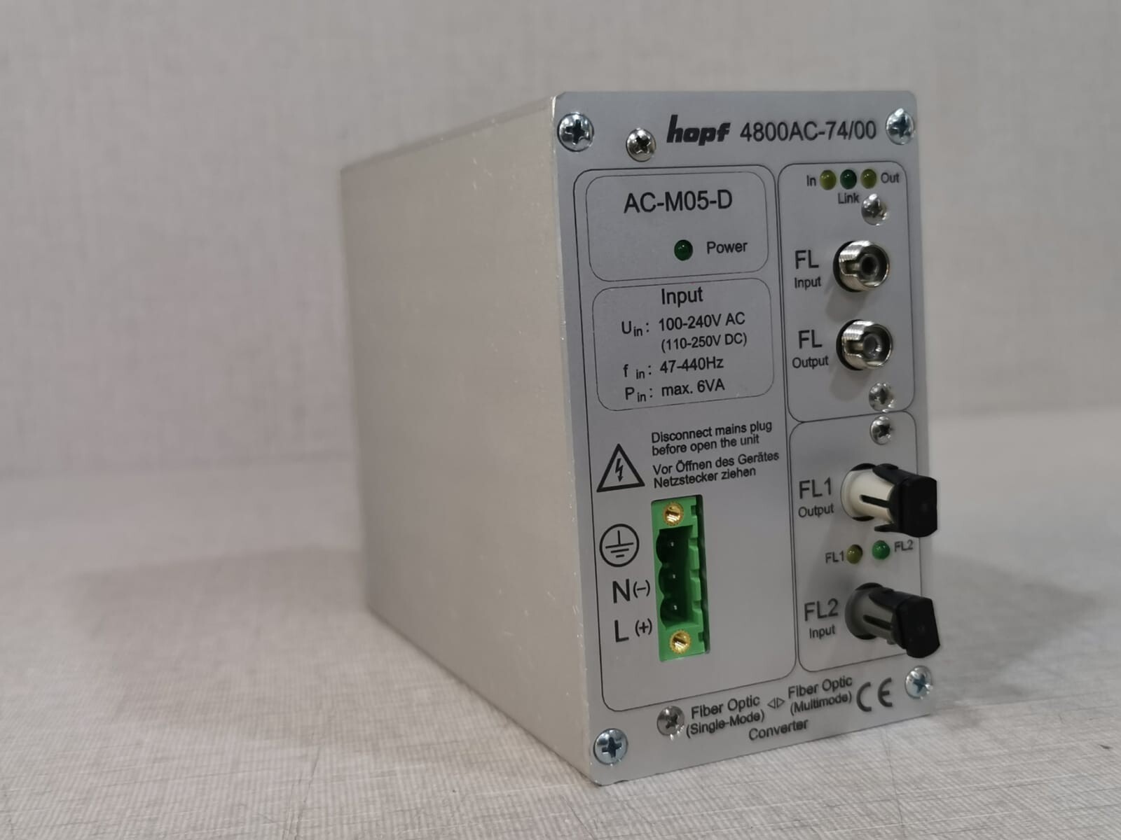 Hopf Elektronik GmbH 4800XX-SMYY HOPF 4800AC-74/00 Signal Converter 4800XX-SMYY 2
