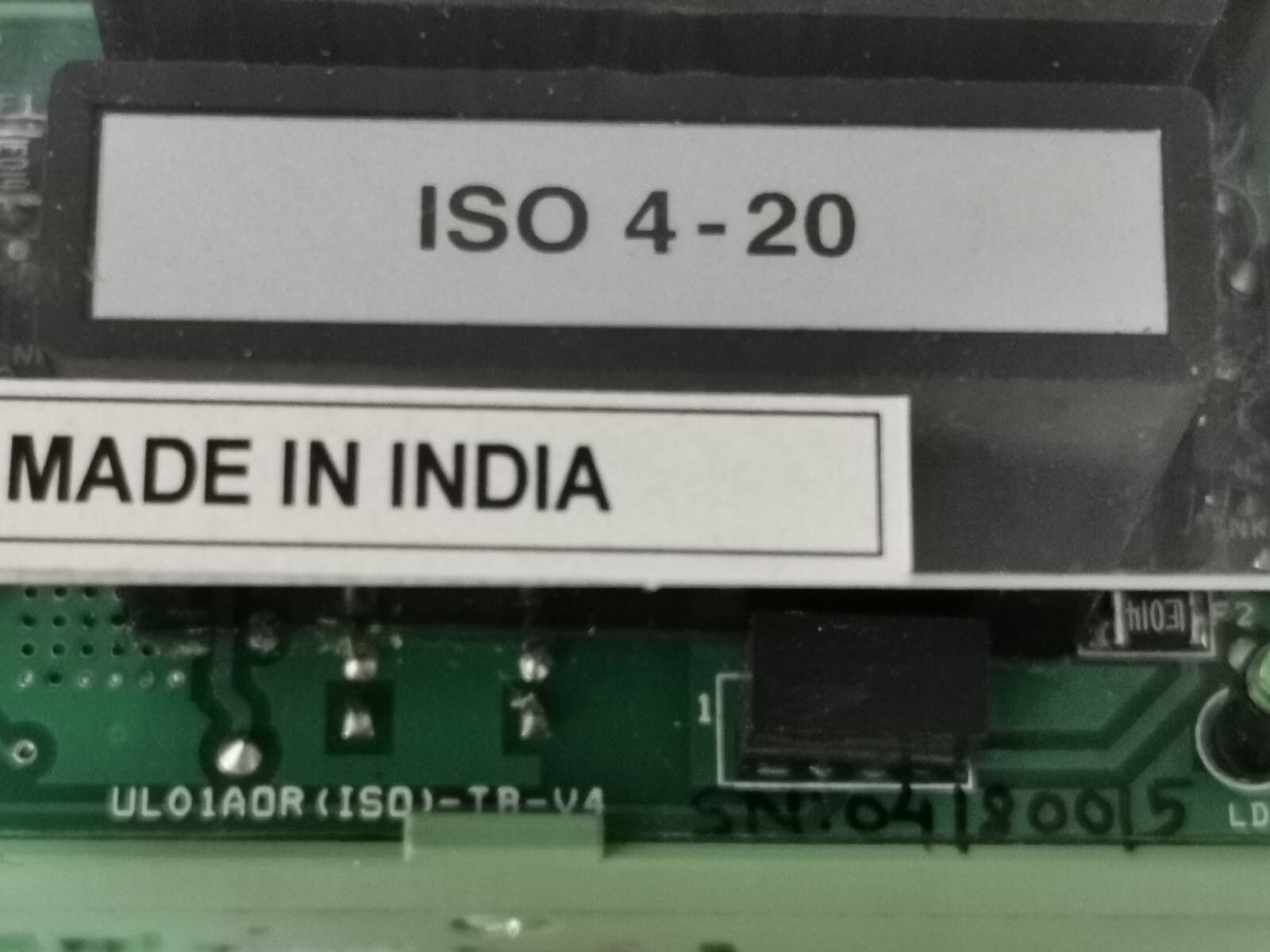 UL UL01A0R(ISO)-TB-V4 UL UL01A0R(ISO)-TB-V4 FIELD INTERFACE MODULE 2