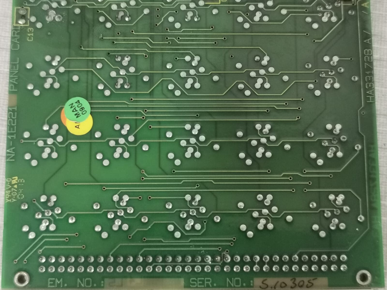 NORCONTROL HA331728 NORCONTROL NA-1E221.2 / HA331728 A PANEL CARD 5