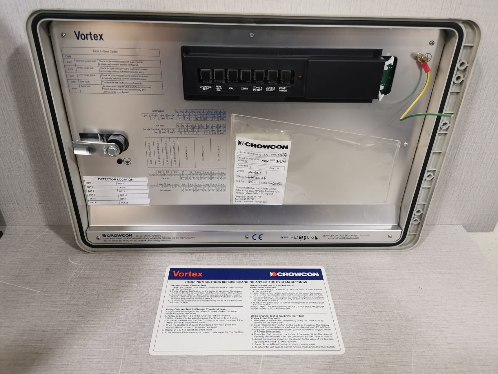 CROWCON NO-446752 CROWCON Vortex Rack / Ser. No: 446752-04 5