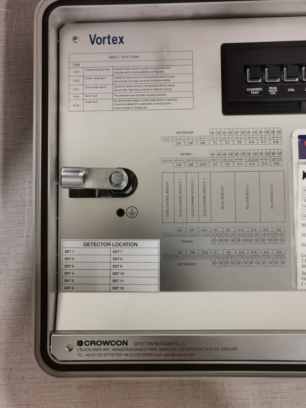 CROWCON NO-446752 CROWCON Vortex Rack / Ser. No: 446752-04 6