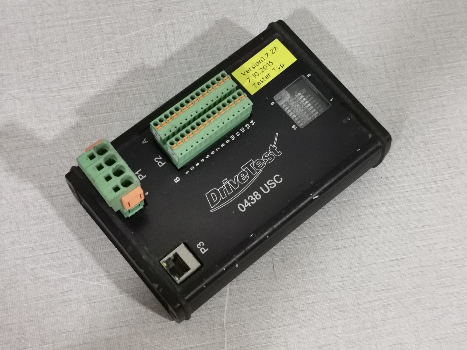 Drive Test GMBH-0438 Drive Test GmbH 0438 Universal Sunroof Controller (USC) Ser. No: 0438.0101 8
