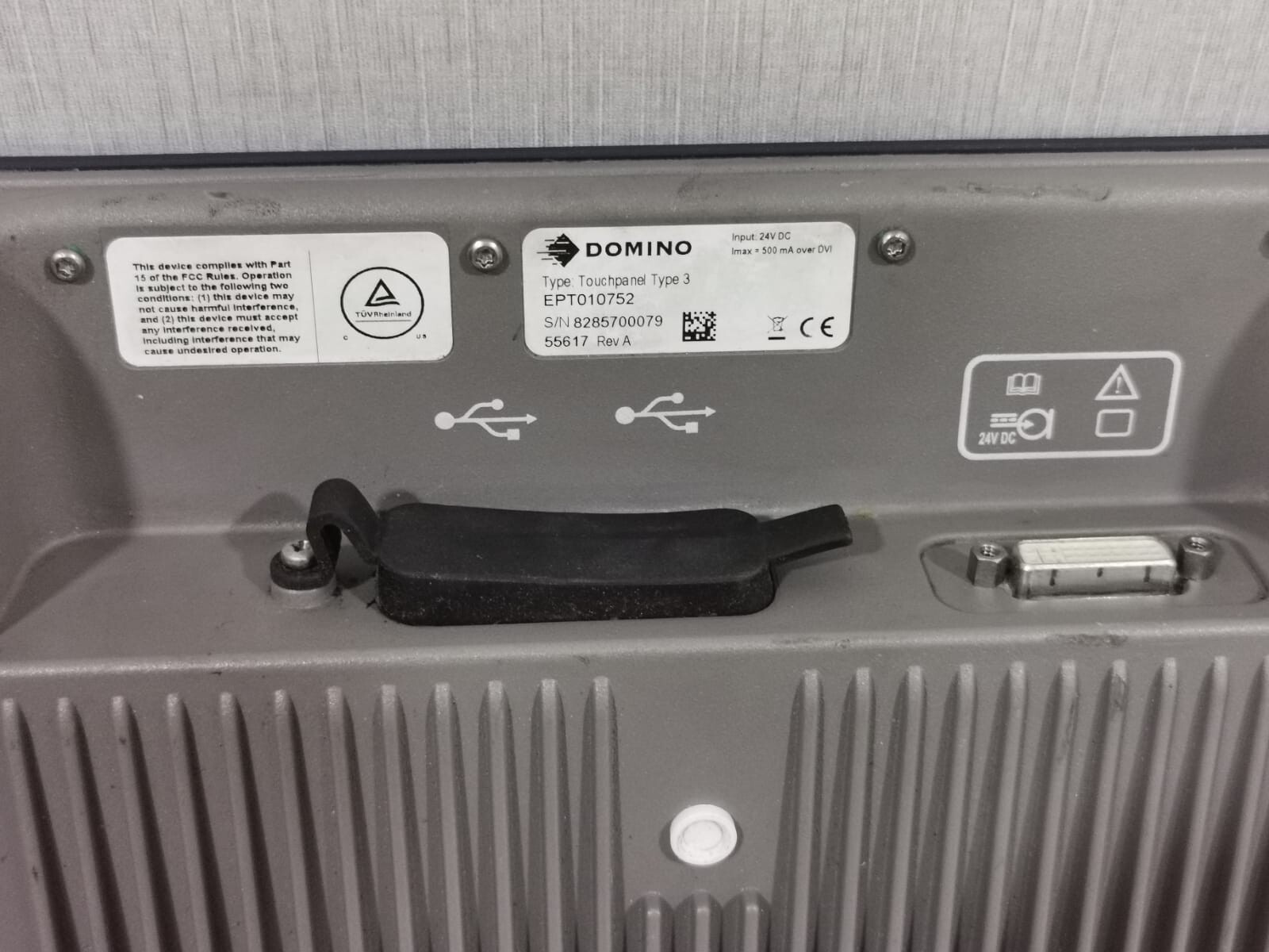Domino EPT010752 DOMINO EPT010752 TOUCHPANEL TYPE 3 REV.A 24VDC 6