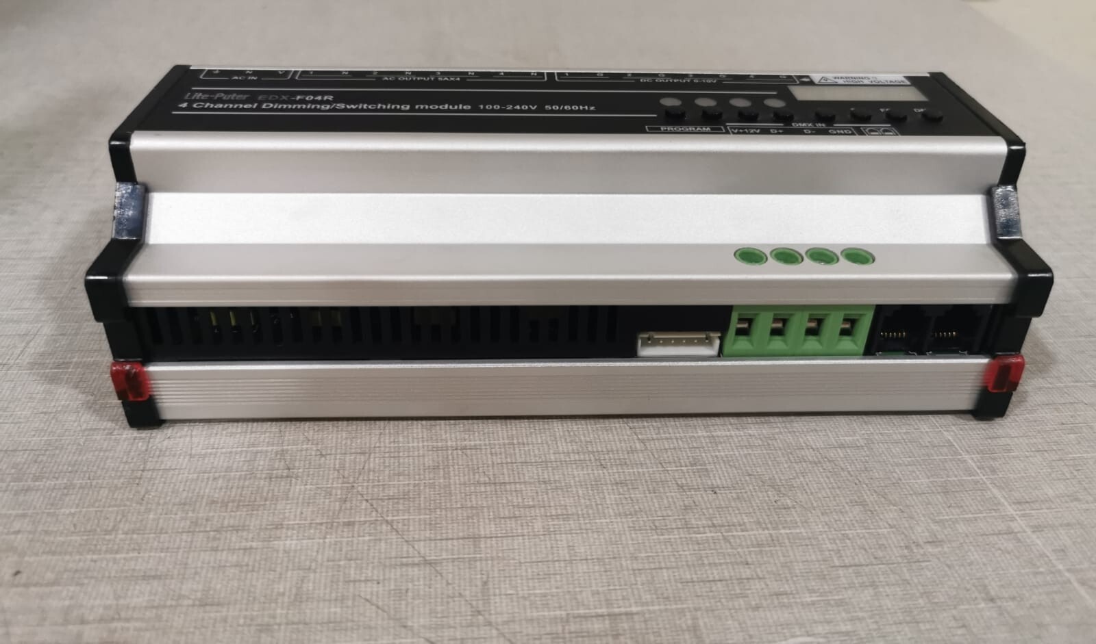 Lite-Puter F04R Lite-Puter EDX-F04R 4 Channel Dimming/Switching Module 100-240V 50/60Hz 6