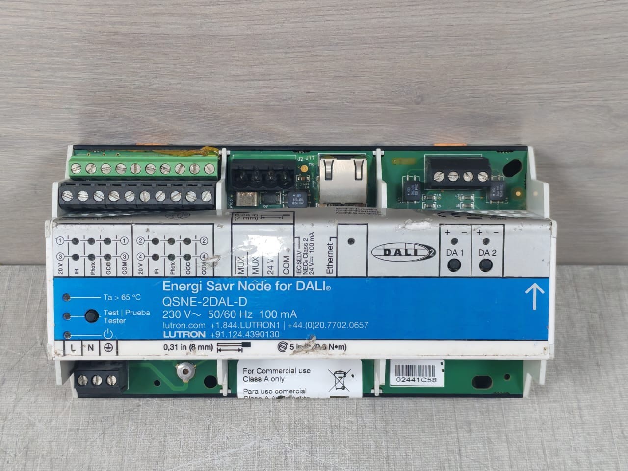 Lutron QSNE-2DAL-D LUTRON QSNE-2DAL-D Energi Savr Node for DALI 230V-50/60 HZ 100mA 2