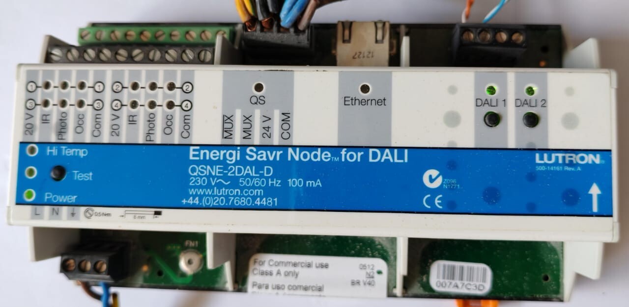 LUTRON QSNE-2DAL-D Energi Savr Node for DALI 230V-50/60 HZ 100mA