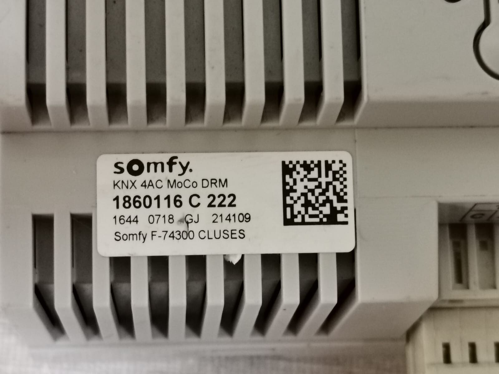 SOMFY DRM-220 SOMFY Animeo® KNX 4 AC Motor Controller DRM 220-230 V AC 4