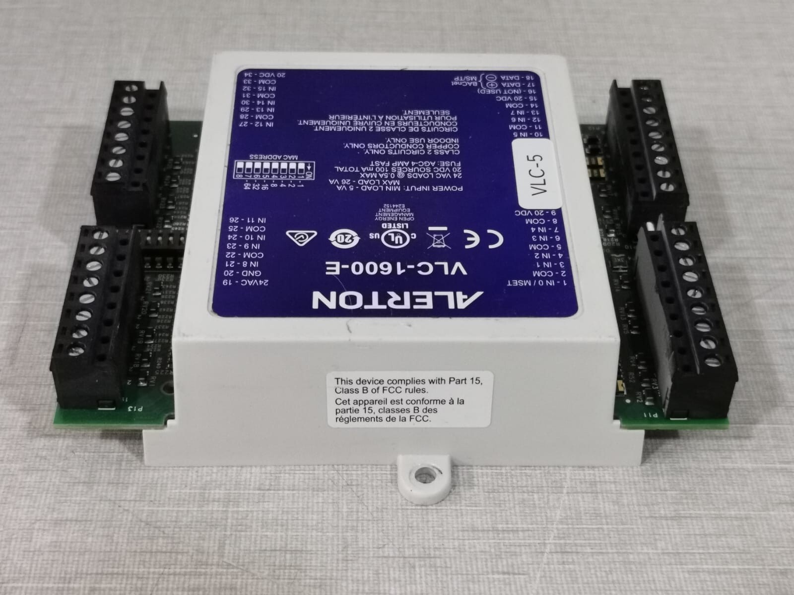 Alerton VLC-1600-E Alerton BACtalk VLC-1600-E Input Monitoring Controller 6