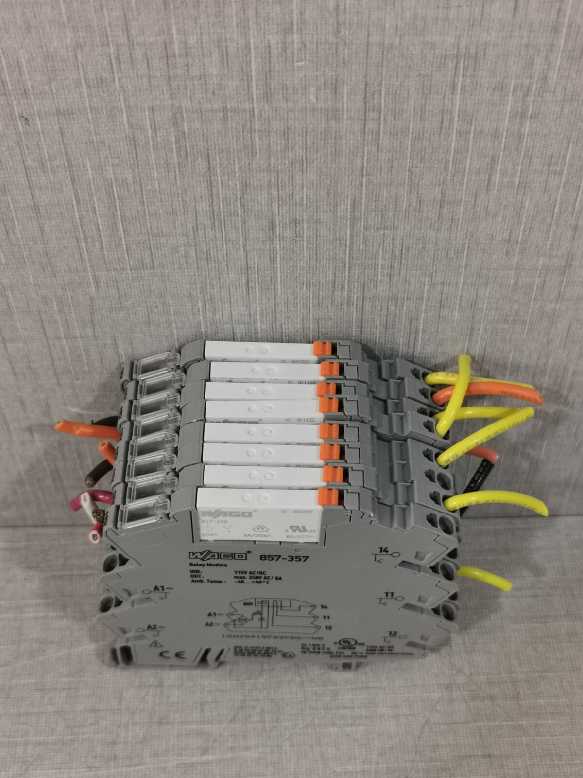 WAGO 857-357 WAGO 857-357 RELAY MODULE 6