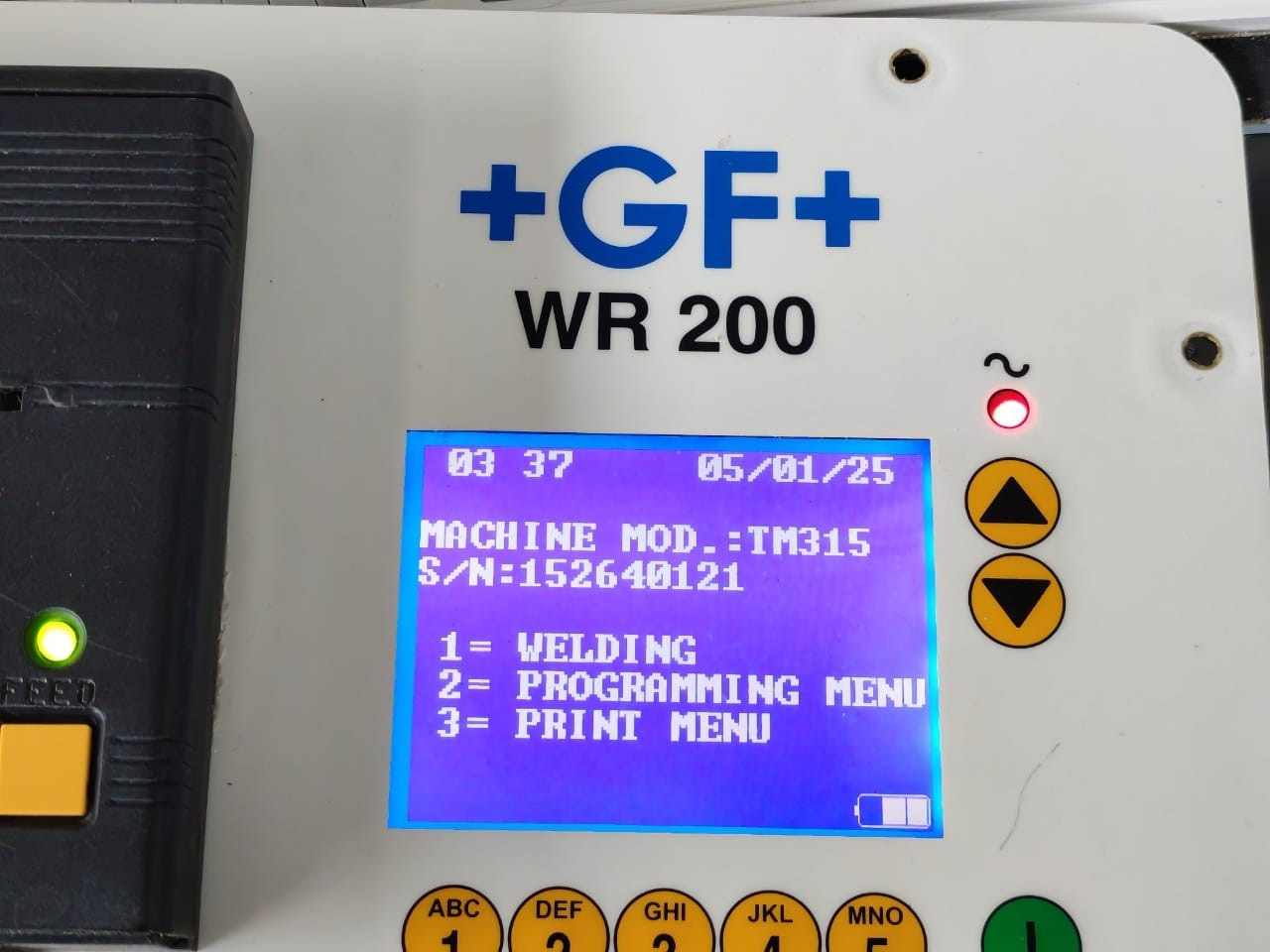 Fischer George WR200 Georg Fischer WR200 Welding Recorder Rev.01 2