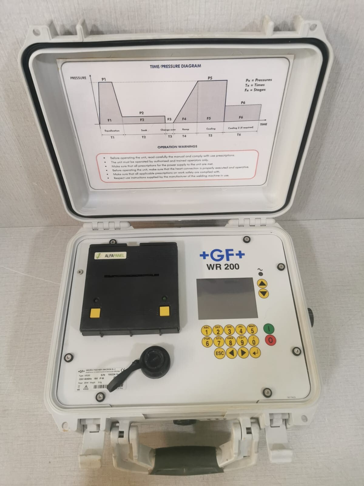 Fischer George WR200 Georg Fischer WR200 Welding Recorder Rev.01 6