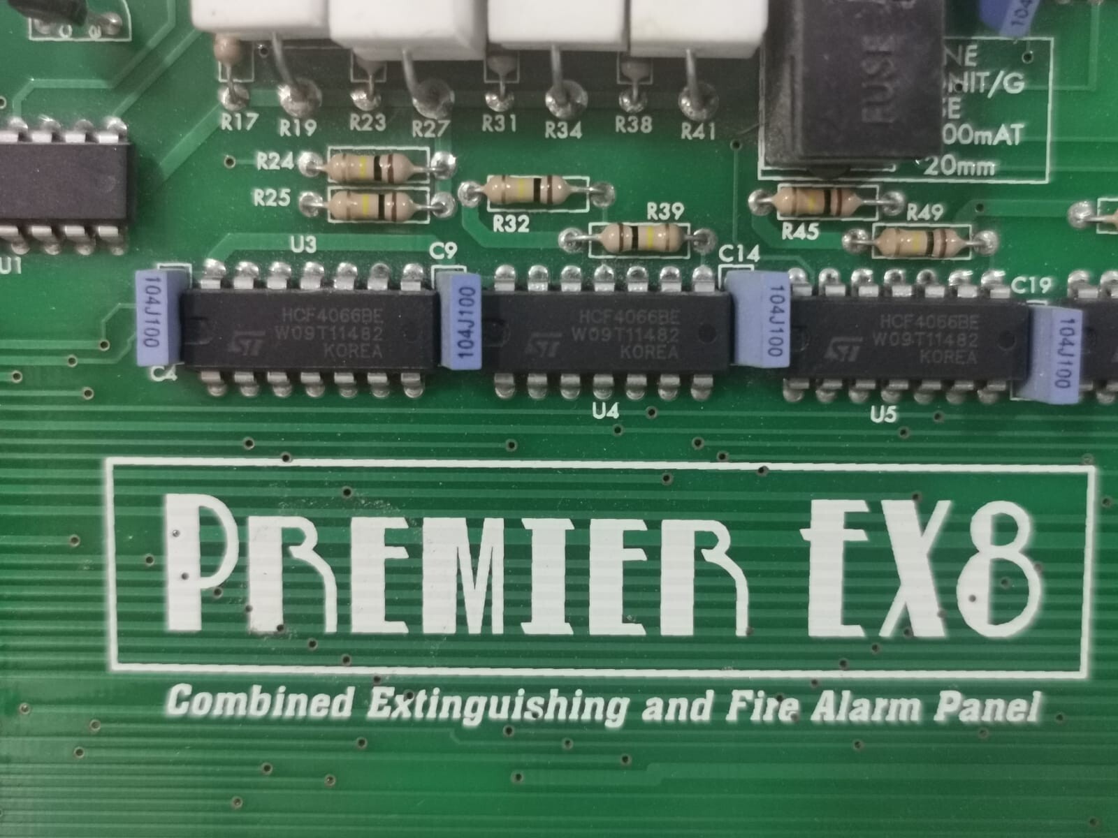 ZETA 21-1014 ZETA PREMIER EX8 COMBINED EXTINGUISHING AND FIRE ALARM PANEL 21-1014 PCB BOARD 2