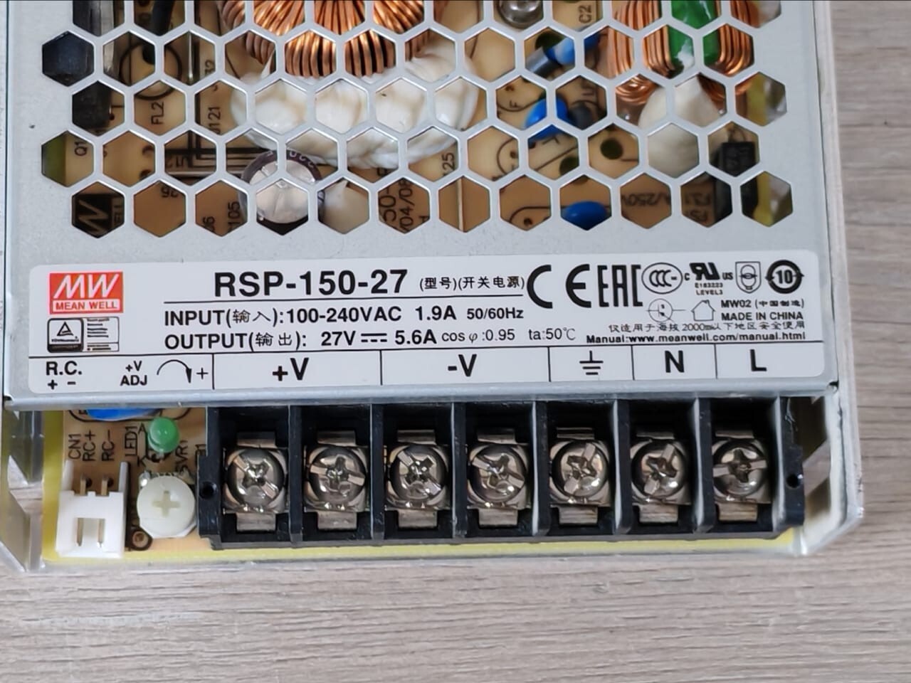 MEAN WELL RSP-150-27 and RS-50-24 MEAN WELL RSP-150-27 and RS-50-24 Switching Power Supply 2