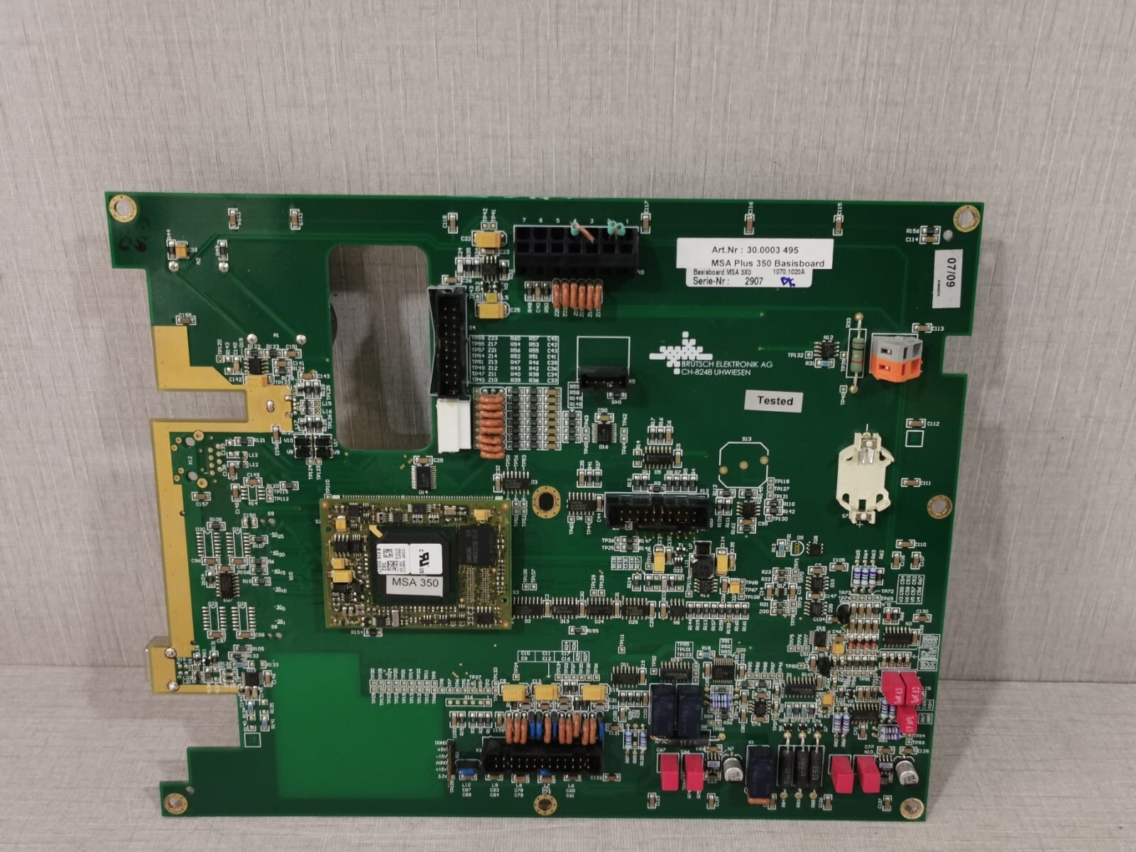 BRUTSCH ELEKTRONIK AG 30.0003 495 MSA PLUS 350 BASIS BOARD