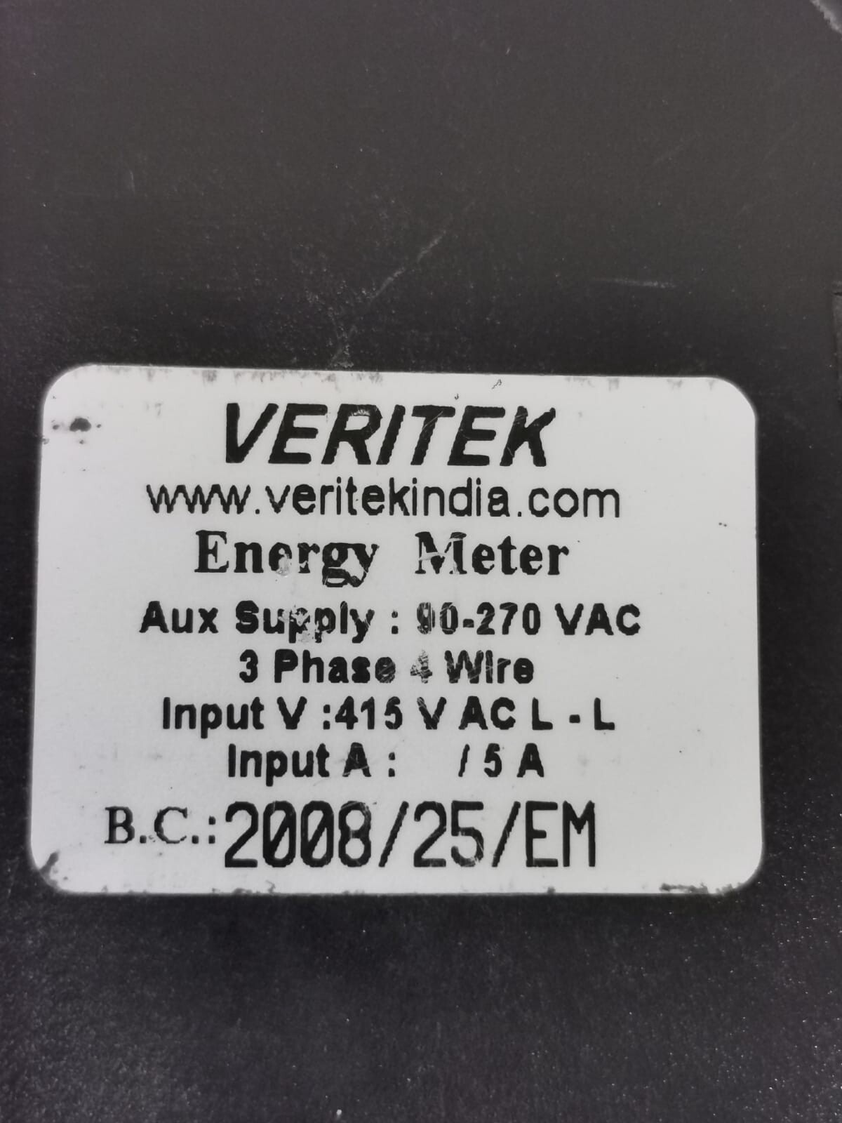 Veritek VERITEK VIPS 84 VERITEK VIPS 84 Energy Meter 5