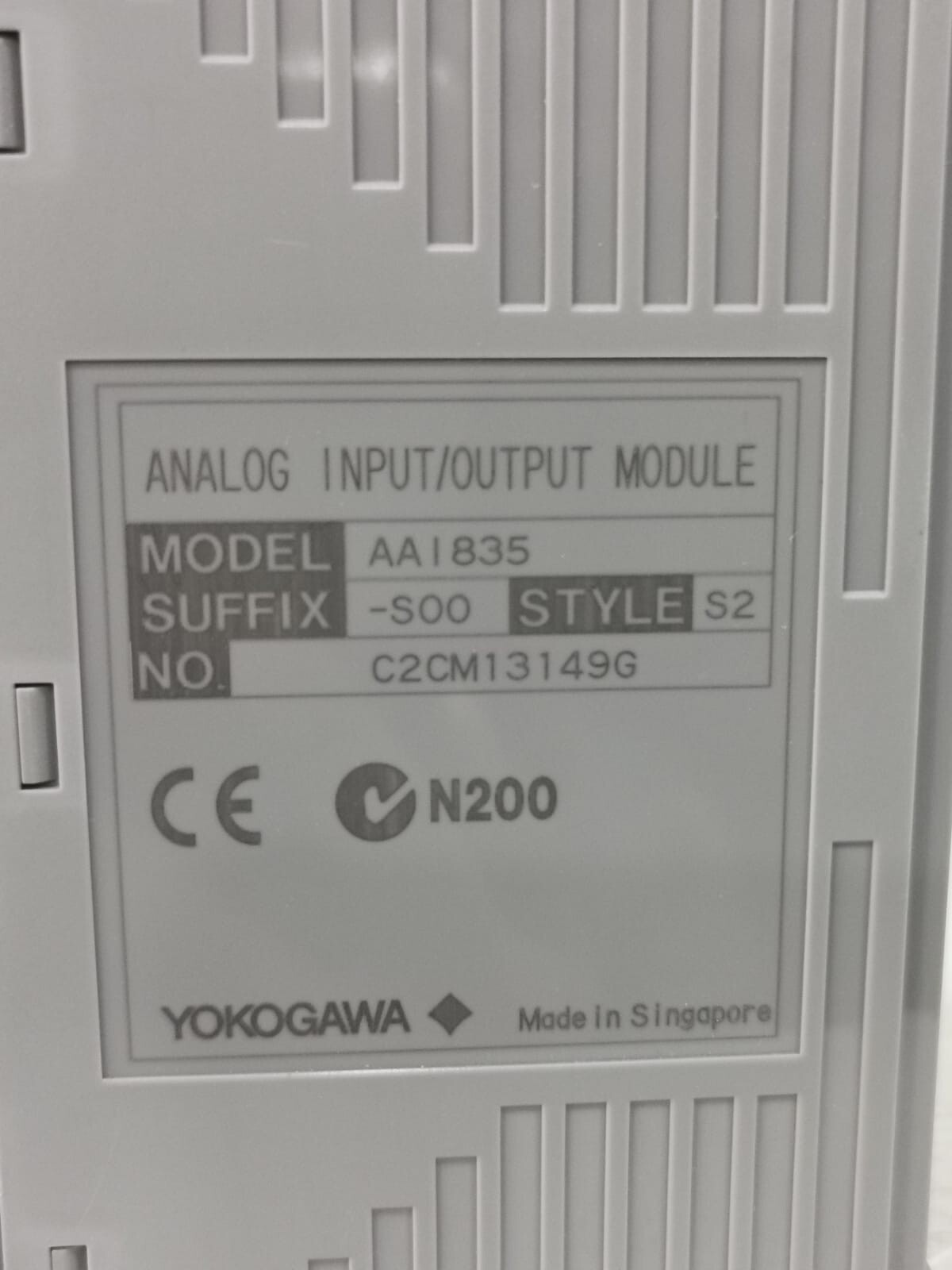 Yokogawa AAI835-S00 S2 AAI835-S00 S2 YOKOGAWA Analog I/O Module with ATK4A-00 S1 Connector/Terminal Pin 8